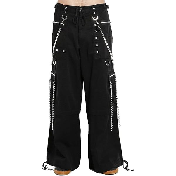 Amazon.com: Tripp NYC Metallic Biotech Pants [Black/Silver